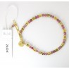 Bracciale Donna Liu-Jo LJ2893 In Acciaio Dorato Con Cristalli Multicolore