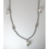 Collana Lunga Donna Liu-Jo LJ2910 In Acciaio con Perle Sintetiche Bianche
