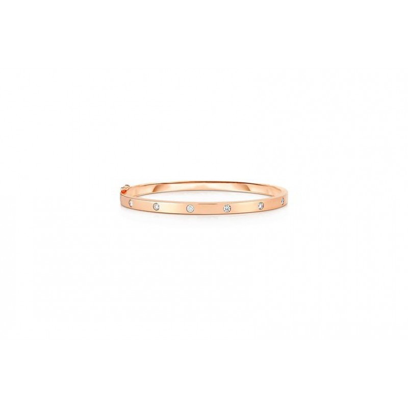 Bracciale Donna Rigido Liu-Jo LJ2459 In Acciaio Rosé Con Strass