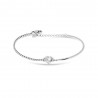 Bracciale Donna Semirigido Liu-Jo LJ2537 In Acciaio Con Zircone A Cuore