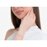 Bracciale Donna Luca Barra BK2764 In Acciaio Con Cristallo A Cuore