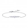 Bracciale Donna Luca Barra BK2772 In Acciaio Con Cristallo A Cuore E Zirconi