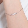 Bracciale Donna Luca Barra BK2772 In Acciaio Con Cristallo A Cuore E Zirconi