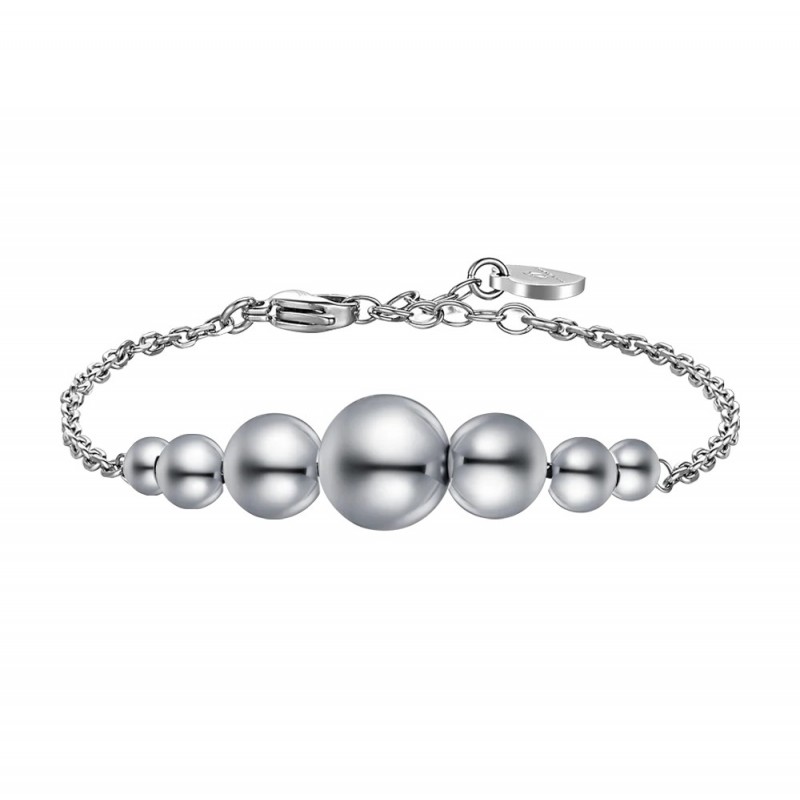 Bracciale Donna Luca Barra BK2752 In Acciaio Con Sfere Acciaio
