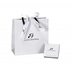 Orecchini Donna Luca Barra OK1432 In Acciaio Con Cristallo A Cuore