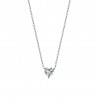 Collana Donna Luca Barra CK2090 In Acciaio Con Zircone A Cuore