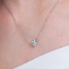 Collana Donna Luca Barra CK2090 In Acciaio Con Zircone A Cuore