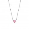 Collana Donna Luca Barra CK2091 In Acciaio Con Cristallo A Cuore