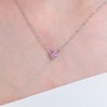 Collana Donna Luca Barra CK2091 In Acciaio Con Cristallo A Cuore