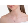 Collana Donna Luca Barra CK2091 In Acciaio Con Cristallo A Cuore