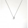 Collana Donna Luca Barra CK2135 In Acciaio Punto Luce Con Zircone