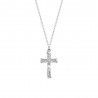 Collana Uomo Luca Barra CA527 In Acciaio Con Pendente Croce