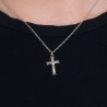 Collana Uomo Luca Barra CA527 In Acciaio Con Pendente Croce