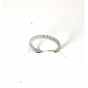 Anello Donna Luca Barra ANK574 Veretta In Acciaio Con Zirconi Misura 18