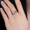 Anello Donna Luca Barra ANK552 In Acciaio Con Sfera Acciaio