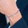 Bracciale Uomo Luca Barra BA1831 In Acciaio Con Rosa Dei Venti