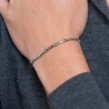 Bracciale Uomo Luca Barra BA1837 In Acciaio Con Elementi Acciaio