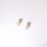 Orecchini Donna MIKIKO M.GTR65M B In Oro Bianco Con Perle Rosa 6,5/7 mm