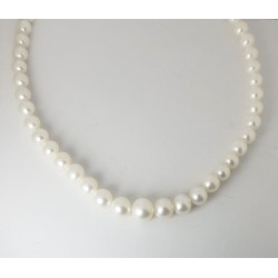 Collana Donna MIKIKO MC1339O4FBBI595-45 Con Perle Bianche Degradé