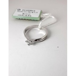 Anello Donna Elli's Nardelli EL029013 Solitario In Oro Bianco Con Diamante 0,13