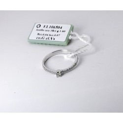 Anello Donna Elli's Nardelli EL106504 Solitario In Oro Bianco Con Diamanti