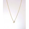 Collana Donna Elli's Nardelli EL026308G Punto Luce In Oro Giallo Con Diamante 0,08