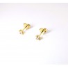 Orecchini Donna Elli's Nardelli EL026416G Punto Luce In Oro Giallo Con Diamanti 0,16