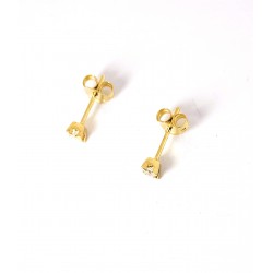 Orecchini Donna Elli's Nardelli EL026416G Punto Luce In Oro Giallo Con Diamanti 0,16