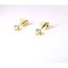 Orecchini Donna Elli's Nardelli EL026414G Punto Luce In Oro Giallo Con Diamanti 0,14
