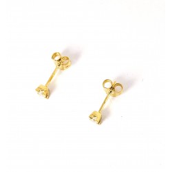 Orecchini Donna Elli's Nardelli EL026420G Punto Luce In Oro Giallo Con Diamanti 0,20