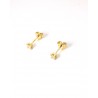 Orecchini Donna Elli's Nardelli EL026418G Punto Luce In Oro Giallo Con Diamanti 0,18
