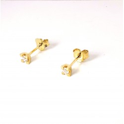 Orecchini Donna Elli's Nardelli EL026418G Punto Luce In Oro Giallo Con Diamanti 0,18