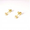Orecchini Donna Elli's Nardelli EL026422G Punto Luce In Oro Giallo Con Diamanti 0,22