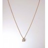 Collana Donna Elli's Nardelli PEND Punto Luce In Oro Rosa Con Diamanti