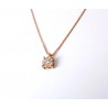 Collana Donna Elli's Nardelli PEND Punto Luce In Oro Rosa Con Diamanti
