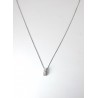 Collana Donna Elli's Nardelli EL025709 Trilogy In Oro Bianco Con Diamanti 0,09