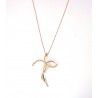 Collana Donna Elli's Nardelli EL0665R IN Oro Rosa Con Croce Con Diamanti