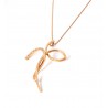 Collana Donna Elli's Nardelli EL0665R IN Oro Rosa Con Croce Con Diamanti