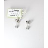 Orecchini Donna Elli's Nardelli EL026438 Punto Luce In Oro Bianco Con Diamanti 0,38