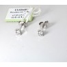 Orecchini Donna Elli's Nardelli EL026438 Punto Luce In Oro Bianco Con Diamanti 0,38