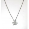 Collana Donna Zoppini Q1367 6444 In Acciaio Con Farfalla Con Strass