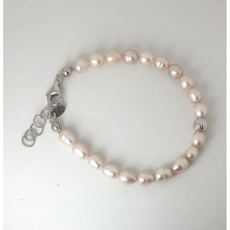Bracciale Donna Gioja Argento CBR13 Con Perle Di Acqua Dolca Multicolore
