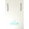 Orecchini Donna Gioja Argento CCD46 Tipo Tennis Con Zirconi