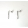 Orecchini Donna Gioja Argento CCD46 Tipo Tennis Con Zirconi