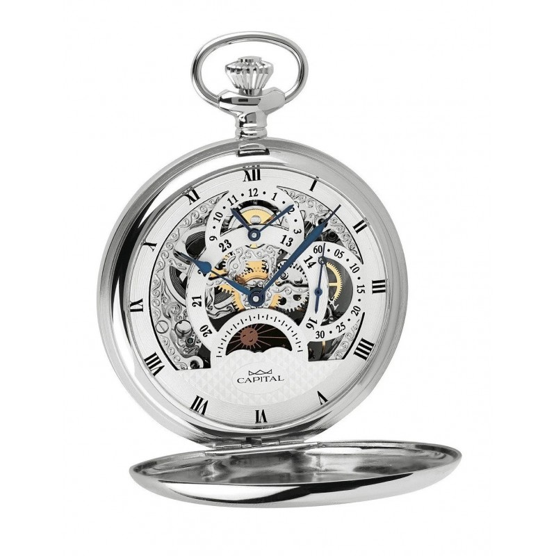 Orologio Uomo Tasca Capital TC209*RIO Carica Manuale Dual Time