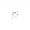 Anello Donna Solitario Luca Barra ANK585 In Acciaio Con Zircone Misura 16