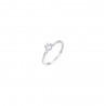 Anello Donna Solitario Luca Barra ANK581 In Acciaio Con Zircone Misura 20