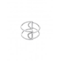 Bracciale Donna Rigido Calvin Klein 35000756 In Acciaio A Fascia Larga