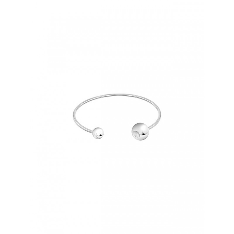 Bracciale Donna Rigido Calvin Klein Sculptural Bubbles 35000786 In Acciaio
