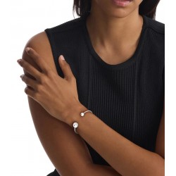 Bracciale Donna Rigido Calvin Klein Sculptural Bubbles 35000786 In Acciaio